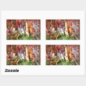 Der Intruder John Anster Fitzgerald Rechteckiger Aufkleber (Blatt)