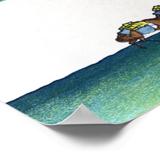 Der Inume-Pass in der Provinz Kai Poster (Ecke)