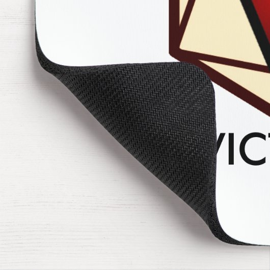 Der INVICTUS Strom Mousepad (Ecke)