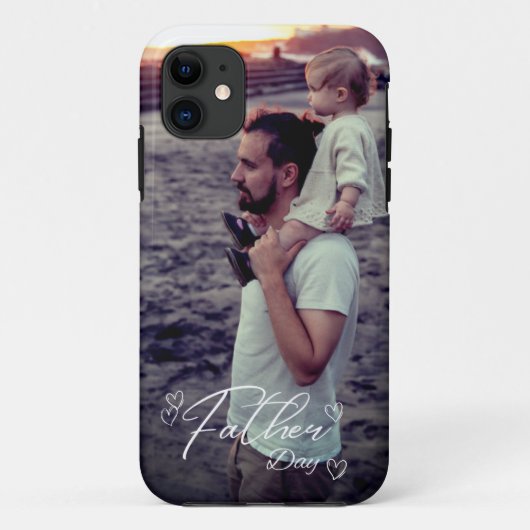 Der iPhone Case für das Foto des eigenen Vaters (Rückseite)