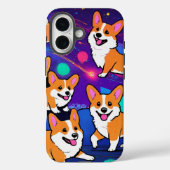 Der iPhone Case für Playful Foxes Cartoon (Rückseite)