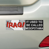 Der IRAK! Autoaufkleber (Auf Auto)