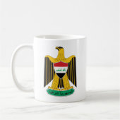 der Irak-Emblem Kaffeetasse (Links)