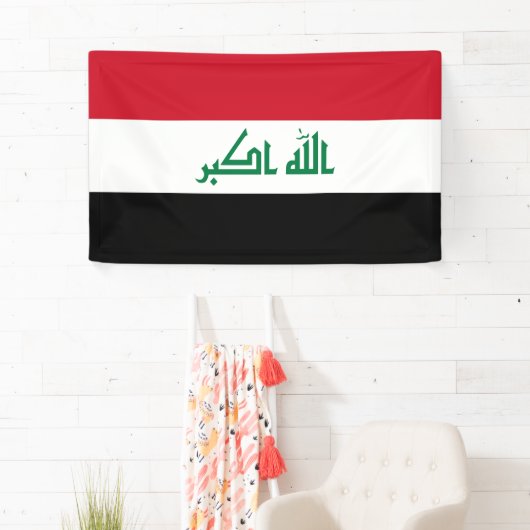 Der Irak-Flagge Banner (Insitu)