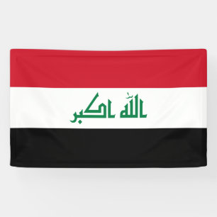 Der Irak-Flagge Banner