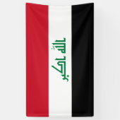 Der Irak-Flagge Banner (Vertikal)