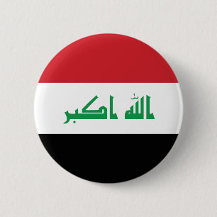 Der Irak-Flagge Button