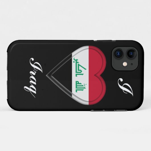 Der Irak-Flagge Case-Mate iPhone Hülle (Rückseite (Horizontal))