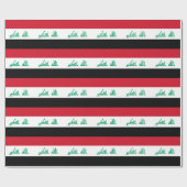 Der Irak-Flagge Geschenkpapier (Flach)