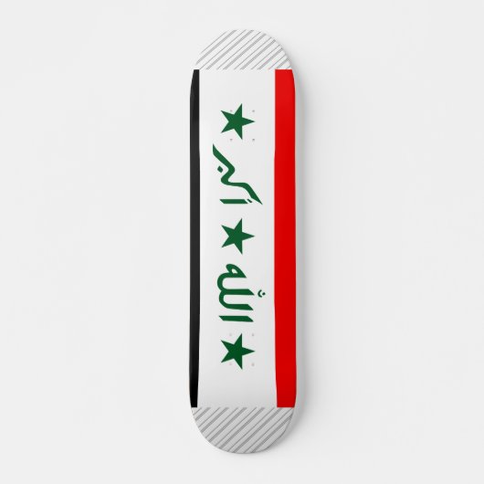 Der Irak-Flagge Skateboard (Vorne)