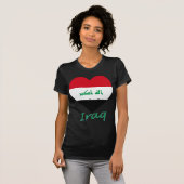 Der Irak-Flaggen-Herz T-Shirt (Vorne ganz)