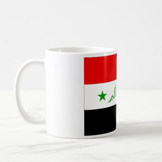 Der Irak-Flaggen-Tasse Kaffeetasse (Links)