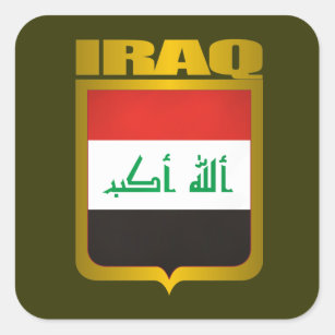 Flagge Vom Irak Aufkleber
