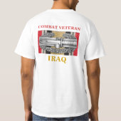 Der Irak-Kampf-Aktions-Abzeichen-Fronten-u. T-Shirt (Rückseite)