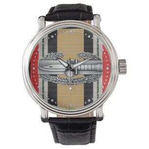 Der Irak-Kampf-Aktions-Abzeichen-Uhr Armbanduhr