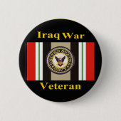 Der Irak-Kriegs-Veteranen-"Marine-" Button (Vorderseite)
