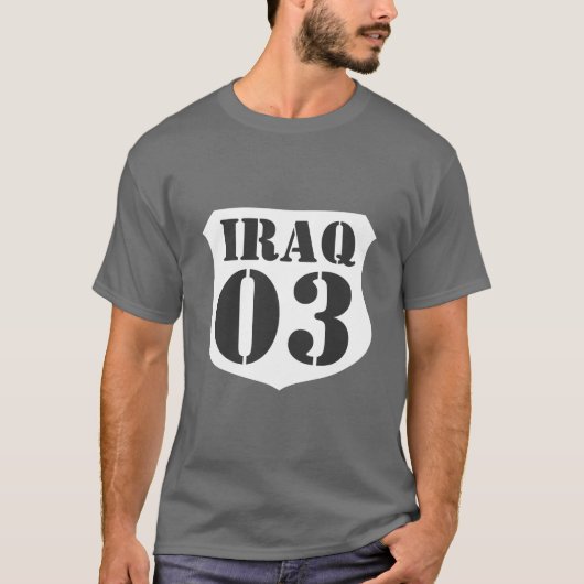 Der Irak-Kriegsveteranen-T - Shirt - kundengerecht (Vorderseite)