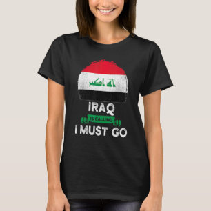 Der Irak ruft, ich muss gehen, irakisches Erbe, Wu T-Shirt