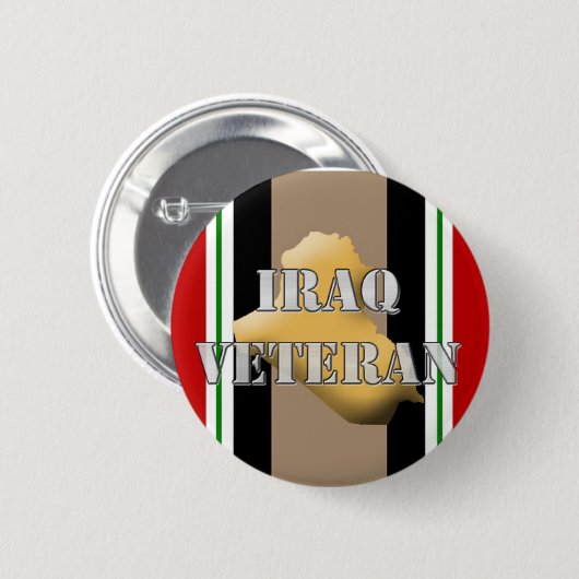 Der Irak-Veteran Button (Vorne & Hinten)