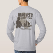 Der Irak-Veterane gegen das Kriegs-Shirt T-Shirt (Rückseite)