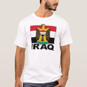 Der Irak-Wappen Flagge T-Shirt (Vorderseite)