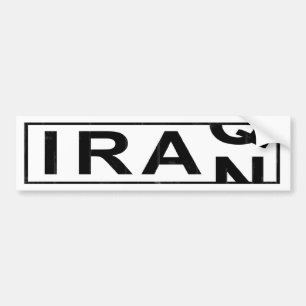Der Iran der Irak Autoaufkleber