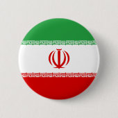 Der Iran-Flagge Button (Vorderseite)