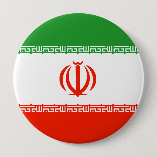 Der Iran-Flagge Button (Vorderseite)