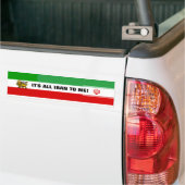 Der Iran-Flagge " es ist aller Iran zu mir " Autoaufkleber (Auf Lkw)