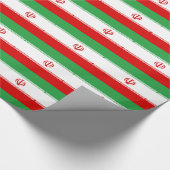 Der Iran-Flagge Geschenkpapier (Ecke)