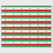 Der Iran-Flagge Geschenkpapier (Flach)
