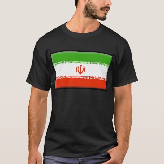 Der Iran-Flagge T-Shirt (Vorderseite)