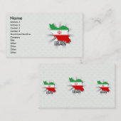 Der Iran-Flaggen-Karte 2,0 Visitenkarte (Vorne/Hinten)