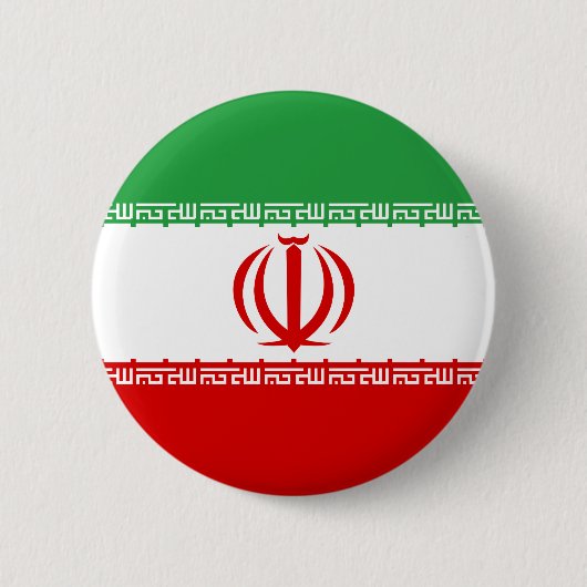 Der Iran-Flaggen-Knopf Button (Vorderseite)