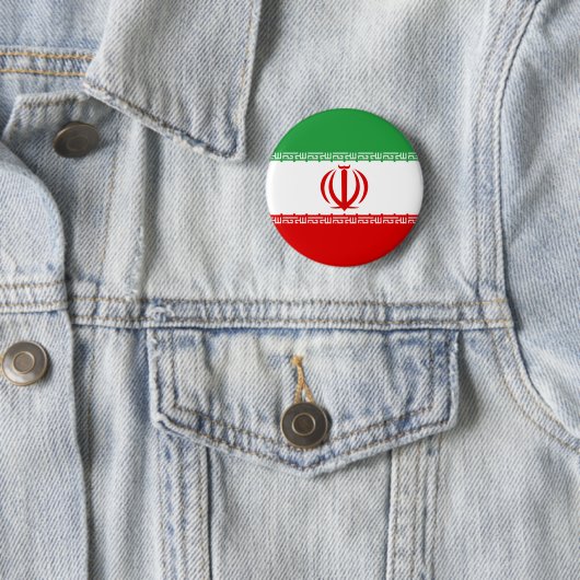 Der Iran-Flaggen-Knopf Button (Beispiel)