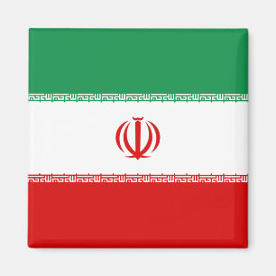Der Iran-Flaggen-Magnet Magnet