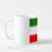 Der Iran-Flaggen-Tasse Kaffeetasse (Links)