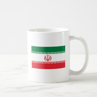 Der Iran-Flaggen-Tasse Kaffeetasse