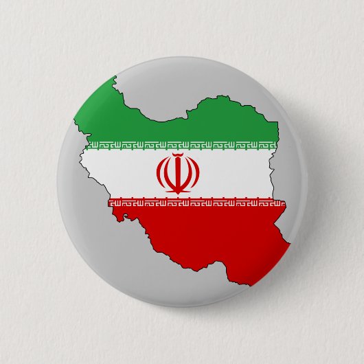 Der Iran-Flaggenkarte Button (Vorderseite)