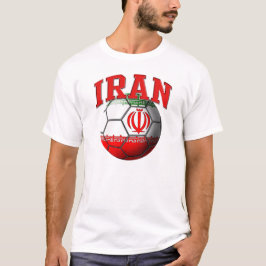 Der Iran-Fußball-Ball-T - Shirt