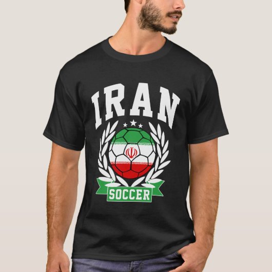 Der Iran-Fußball T-Shirt (Vorderseite)