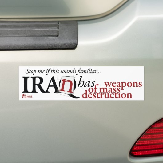 Der Iran hat WMD Autoaufkleber (Auf Auto)