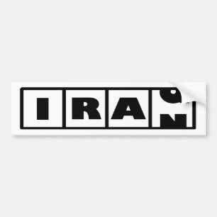 Der Iran nach den Irak Autoaufkleber