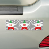 Der Iran-Stern Autoaufkleber (Auf Auto)