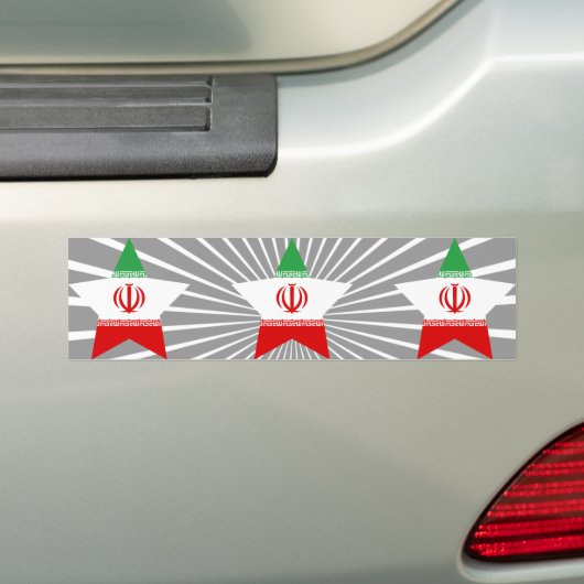 Der Iran-Stern Autoaufkleber (Auf Auto)