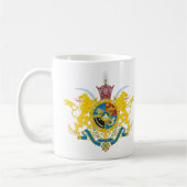 Der Iran-Wappen (Pahlavi-Dynastie 1925-1979) Kaffeetasse (Links)