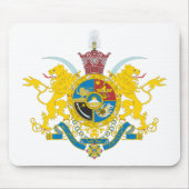 Der Iran-Wappen (Pahlavi-Dynastie 1925-1979) Mousepad (Vorne)