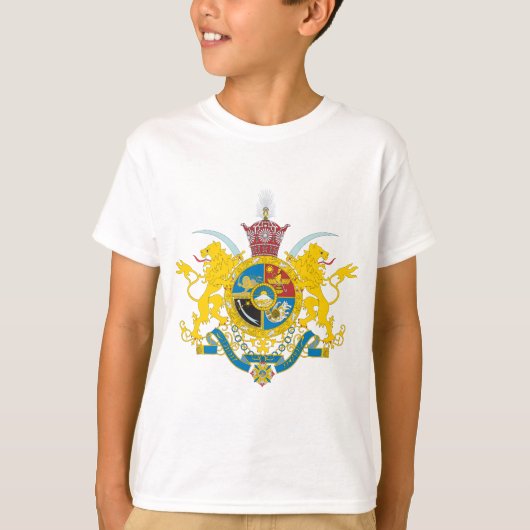 Der Iran-Wappen (Pahlavi-Dynastie 1925-1979) T-Shirt (Vorderseite)