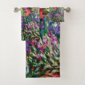 Der Iris-Garten durch Claude Monet Badhandtuch Set (Insitu)