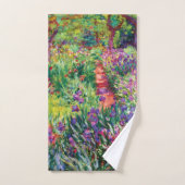 Der Iris-Garten durch Claude Monet Badhandtuch Set (Handtuch)